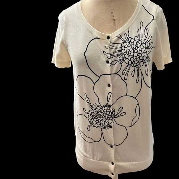 Loft  Women’s Short Sleeved, Lightweight Sweater / SZ: M / NWOT - Picture 5 of 6